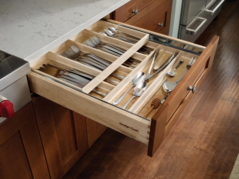 Kitchen Drawer TwoTier Cutlery Storage & Organization System