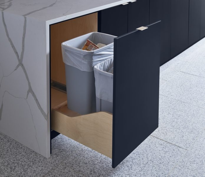 Waste and recycling #bin  Kitchen cabinet design, Kitchen interior, Kitchen  furniture design